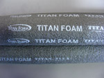 White Code on Black Foam